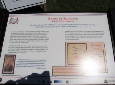 Battle of Richmond Marker. Click for full size. Battle of Richmond Marker image. Click for full size.