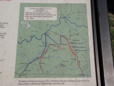 The Battle of Richmond Marker image. Click for full size.