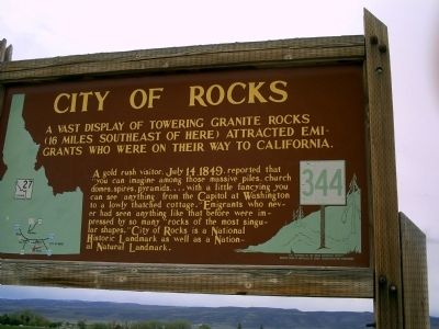City of Rocks Marker image. Click for full size.