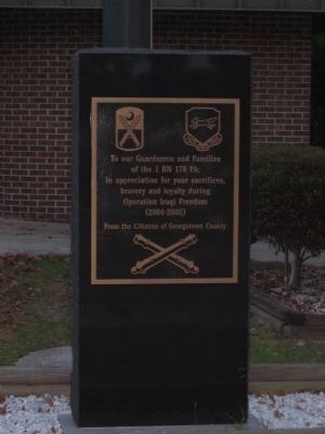 1st Battalion 178th Field Artillery Memorial image. Click for full size.