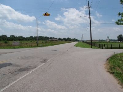 Old Limestone Road Skirmish Marker. Click for full size. Old Limestone Road Skirmish Marker image. Click for full size.