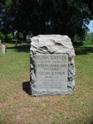 Gravestone of Elisha Screven. Click for full size. Gravestone of Elisha Screven image. Click for full size.