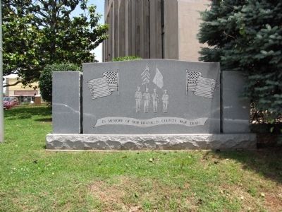 In Memory of our Franklin County war dead Marker image. Click for full size.