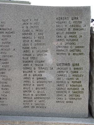 In Memory of our Franklin County war dead Marker. Click for full size. In Memory of our Franklin County war dead Marker image. Click for full size.