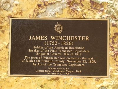 James Winchester Marker. Click for full size. James Winchester Marker image. Click for full size.