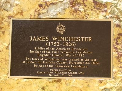 James Winchester Marker image. Click for full size.