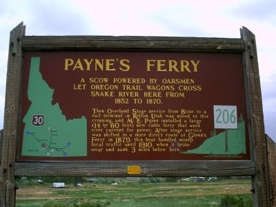 Payne's Ferry Marker image. Click for full size.