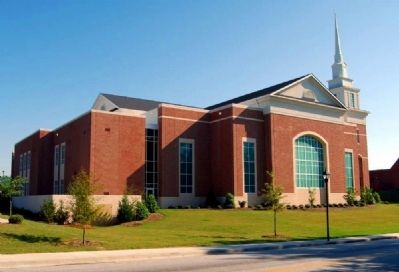 Simpsonville Baptist Church -<br>Current Building image. Click for full size.