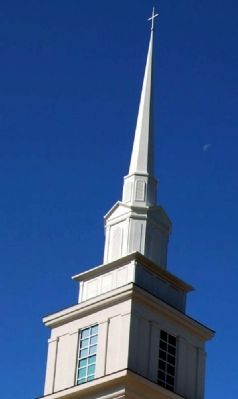 Simpsonville Baptist Church Steeple. Click for full size. Simpsonville Baptist Church Steeple image. Click for full size.