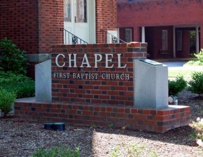 First Baptist Church Chapel -<br>Simpsonville Baptist Church image. Click for full size.