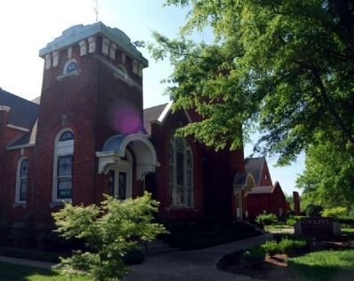 Simpsonville Baptist Church -<br>Northwest Corner image. Click for full size.