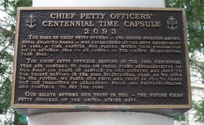 Chief Petty Officers Marker. Click for full size. Chief Petty Officers Marker image. Click for full size.
