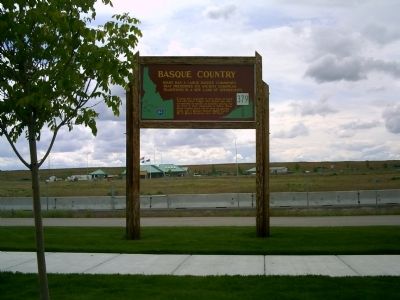 Basque Country Marker at Rest Area image. Click for full size.