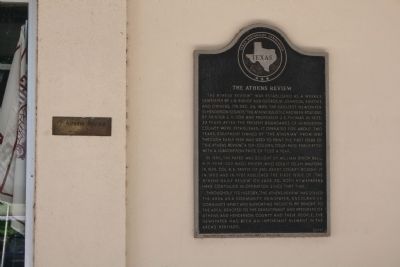 The Athens Review Marker. Click for full size. The Athens Review Marker image. Click for full size.