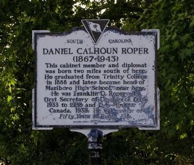 Daniel Calhoun Roper Marker image. Click for full size.
