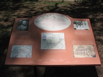 Confederate Camp & Freedman's Farm Trail Marker. Click for full size. Confederate Camp & Freedman's Farm Trail Marker image. Click for full size.