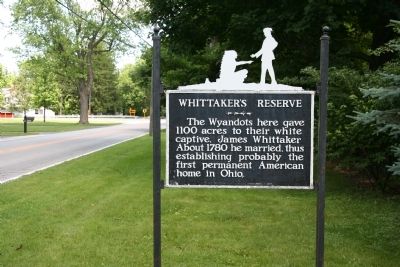 Whittaker's Reserve Marker. Click for full size. Whittaker's Reserve Marker image. Click for full size.