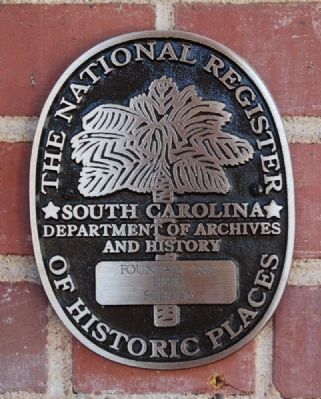 Fountain Inn High School Marker. Click for full size. Fountain Inn High School Marker image. Click for full size.