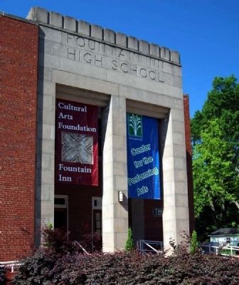 Fountain Inn High School. Click for full size. Fountain Inn High School image. Click for full size.