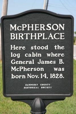 McPherson Birthplace Marker image. Click for full size.