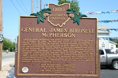 General James Birdseye McPherson Marker image. Click for full size.