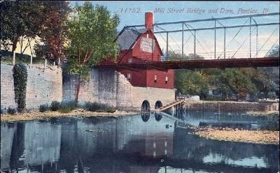"Mill Street Bridge & Dam" image. Click for full size.