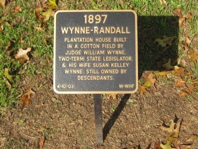 Wynne-Randall Marker image. Click for full size.