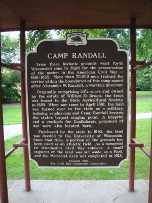Camp Randall Marker image. Click for full size.