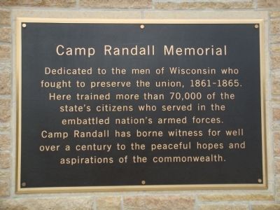 Related Marker on Camp Randall Sports Facility image. Click for full size.
