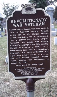 Revolutionary War Veteran Marker. Click for full size. Revolutionary War Veteran Marker image. Click for full size.