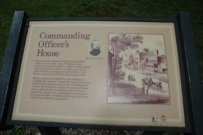 Commanding Officer's House Marker, Springfield Armory image. Click for full size.
