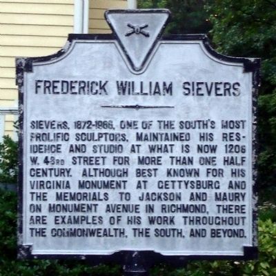 Frederick William Sievers Marker image. Click for full size.