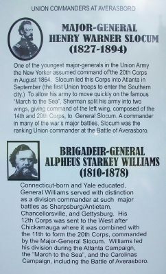 Union Commanders at Averasboro image. Click for full size.