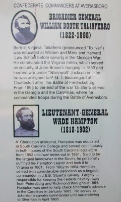 Confederate Commanders at Averasboro image. Click for full size.