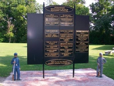Averasboro Battlefield Museum Marker. Click for full size. Averasboro Battlefield Museum Marker image. Click for full size.