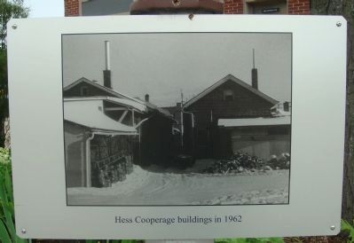 Frank J. Hess and Sons Cooperage Marker. Click for full size. Frank J. Hess and Sons Cooperage Marker image. Click for full size.