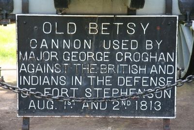 Old Betsy Marker image. Click for full size.