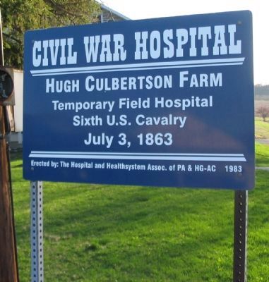 Hugh Culbertson Farm Marker. Click for full size. Hugh Culbertson Farm Marker image. Click for full size.
