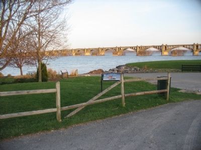 Burning the Wrightsville Bridge Marker. Click for full size. Burning the Wrightsville Bridge Marker image. Click for full size.