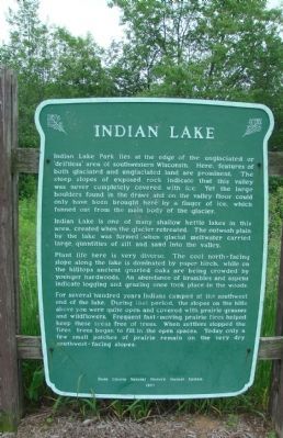 Indian Lake Marker image. Click for full size.