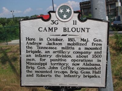 Camp Blount Marker image. Click for full size.