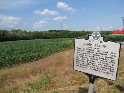 Camp Blount Marker image. Click for full size.