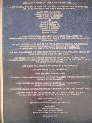 Poston - Plaque Number 6 image. Click for full size.