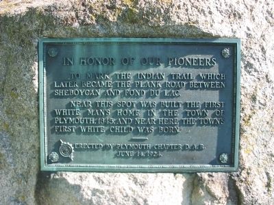 In Honor of our Pioneers Marker image. Click for full size.