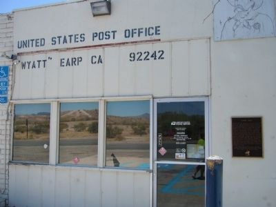 Wyatt Earp Post Office and Marker image. Click for full size.