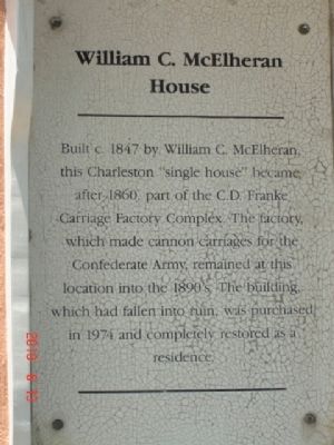William C. McElheran House Marker image. Click for full size.