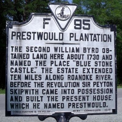 Prestwould Plantation Marker image. Click for full size.