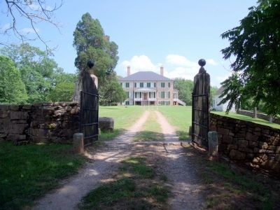 Prestwould Plantation Gate image. Click for full size.