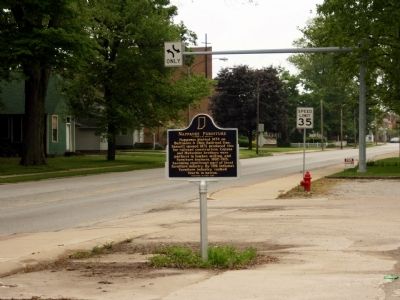 Nappanee Furniture Marker at Previous Location image. Click for full size.