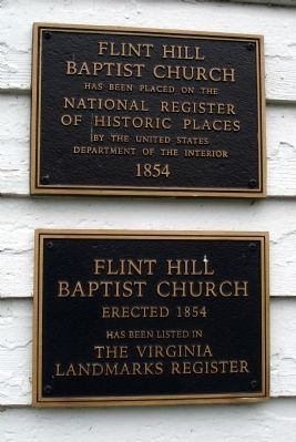 Plaques on the Historic Church image. Click for full size.